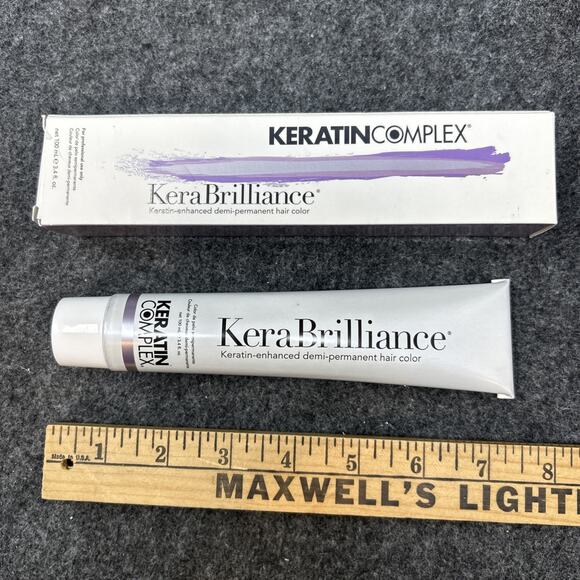 Keratin Complex KeraBrilliance Hair Color 4.7/4Gn Medium Matte Brown NEW - Picture 1 of 8